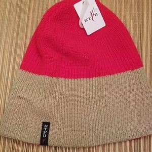HTFU beanie..not my style, came as a package deal